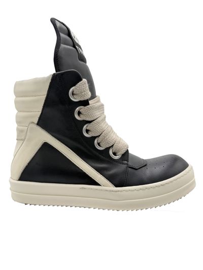 Rick Owens Geobasket Jumbo Lace Sneakers - Black (673486464)