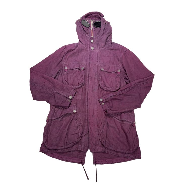 Cp Company Watch Finder Purple Jacket