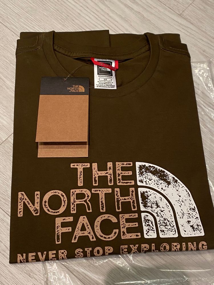 Brown North Face T-shirt