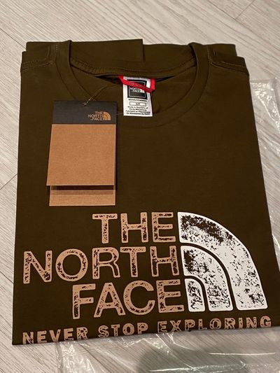 Brown North Face T-shirt
