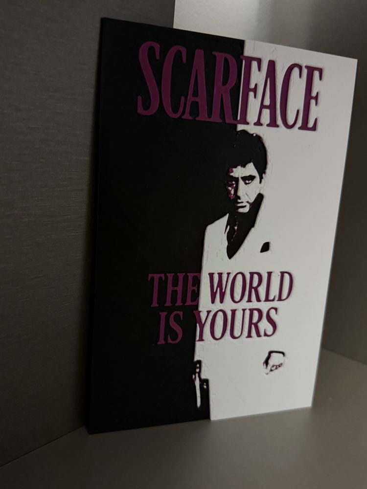 Obraz Scarface The World Is Yours  4