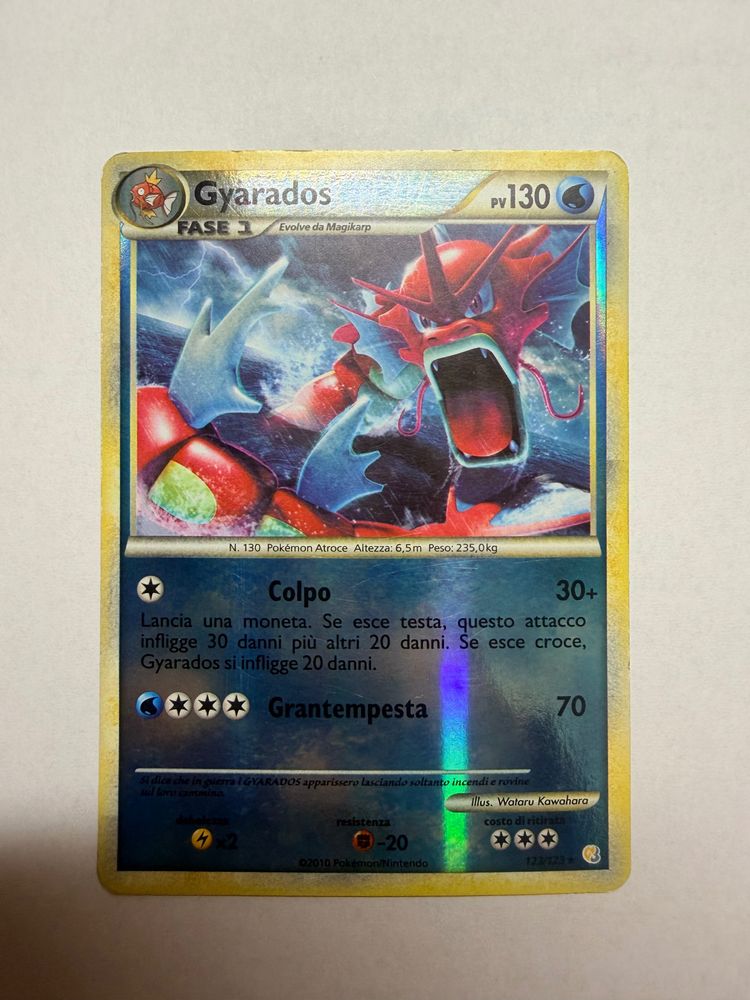 Gyarados Pokémon Trading Card obraz 1