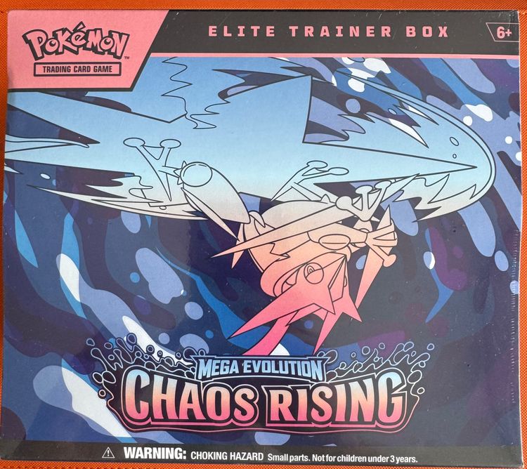 Pokémon Trading Card Game Elite Trainer Box Mega Evolution Chaos Rising