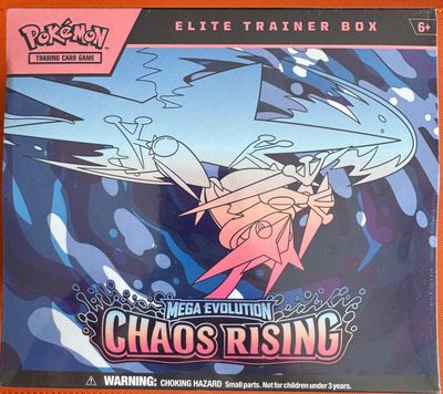 Pokémon Trading Card Game Elite Trainer Box Mega Evolution Chaos Rising