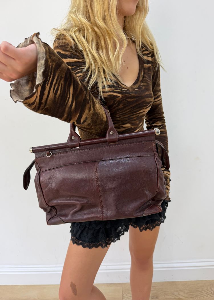 one size structured handbag image 5