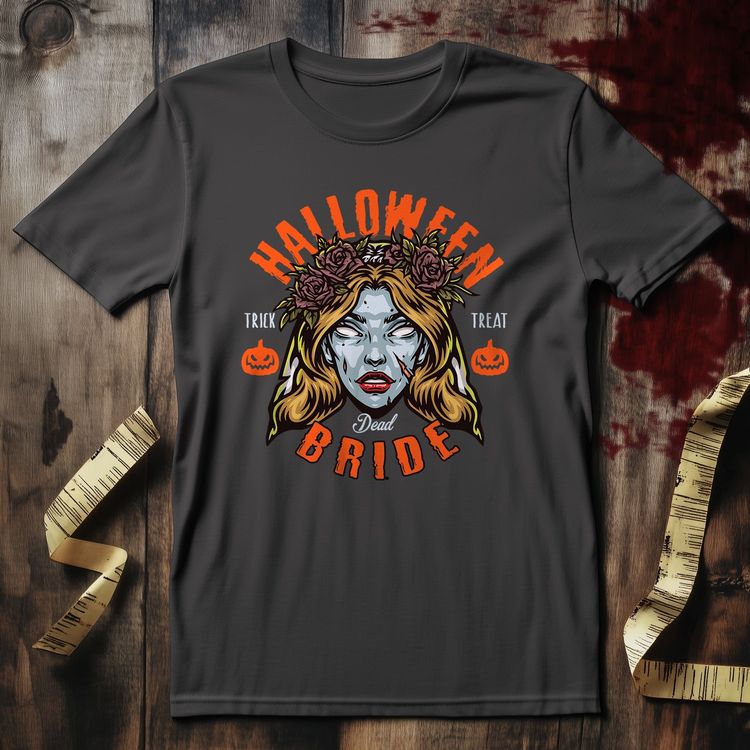 Zombie Bride T-Shirt - Hilariously image 5