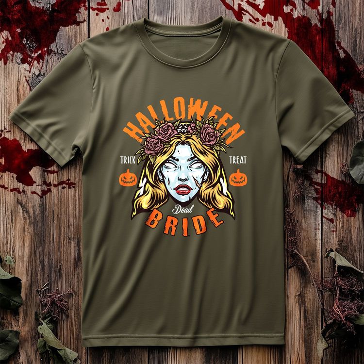 Zombie Bride T-Shirt - Hilariously image 4