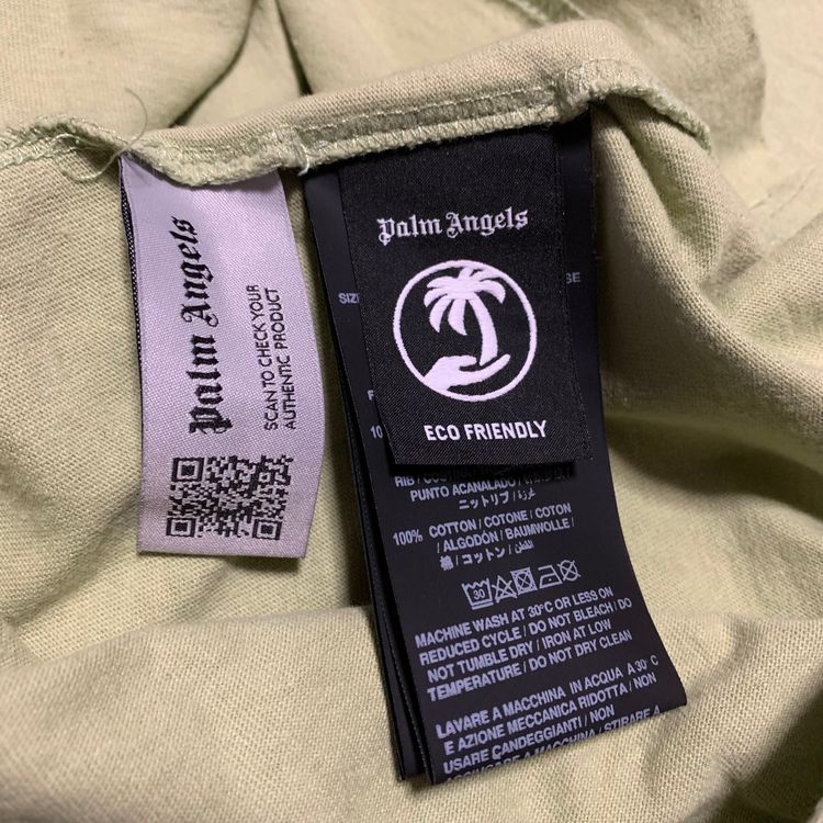 Palm Angels Medium Classic Bear Mint Green Tee image 3