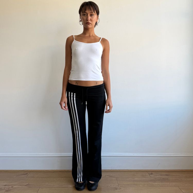 Black Adidas 3 stripe yoga pants - Size XS