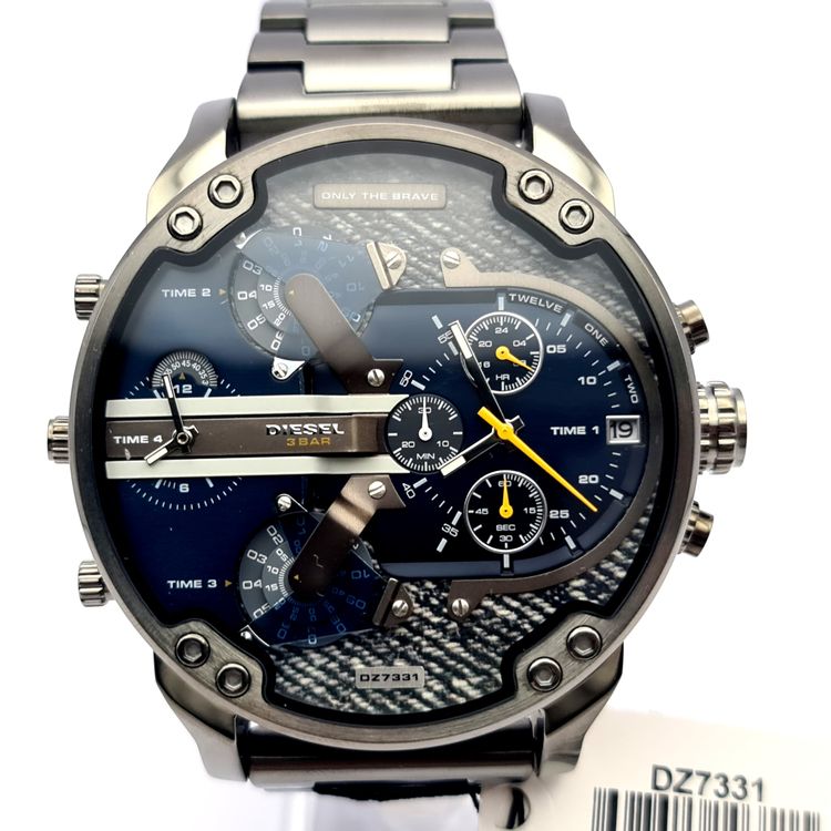 Diesel Diesel DZ7331 Grey Stainless Steel With Blue Dial Mens Watch product image