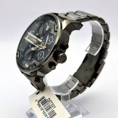 Diesel DZ7331 Grey Stainless Steel With Blue Dial Mens Watch 8