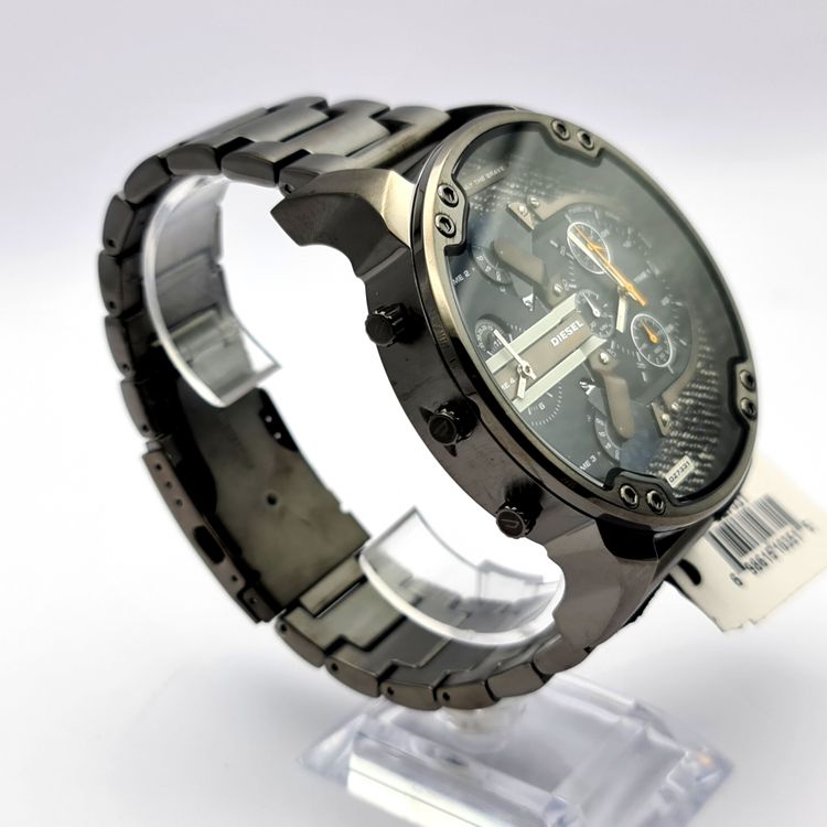 Diesel DZ7331 Grey Stainless Steel With Blue Dial Mens Watch 5