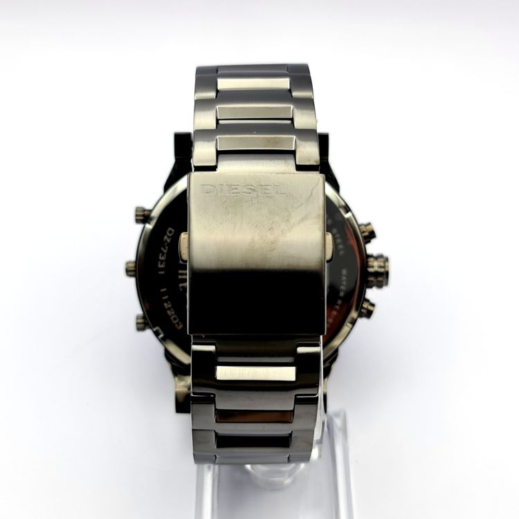 Diesel DZ7331 Grey Stainless Steel With Blue Dial Mens Watch 2
