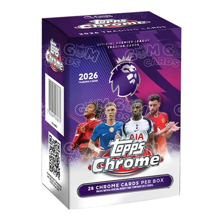 Topps Chrome 2026 Premier League Trading Cards Box