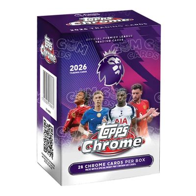 Topps Chrome 2026 Premier League Trading Cards Box