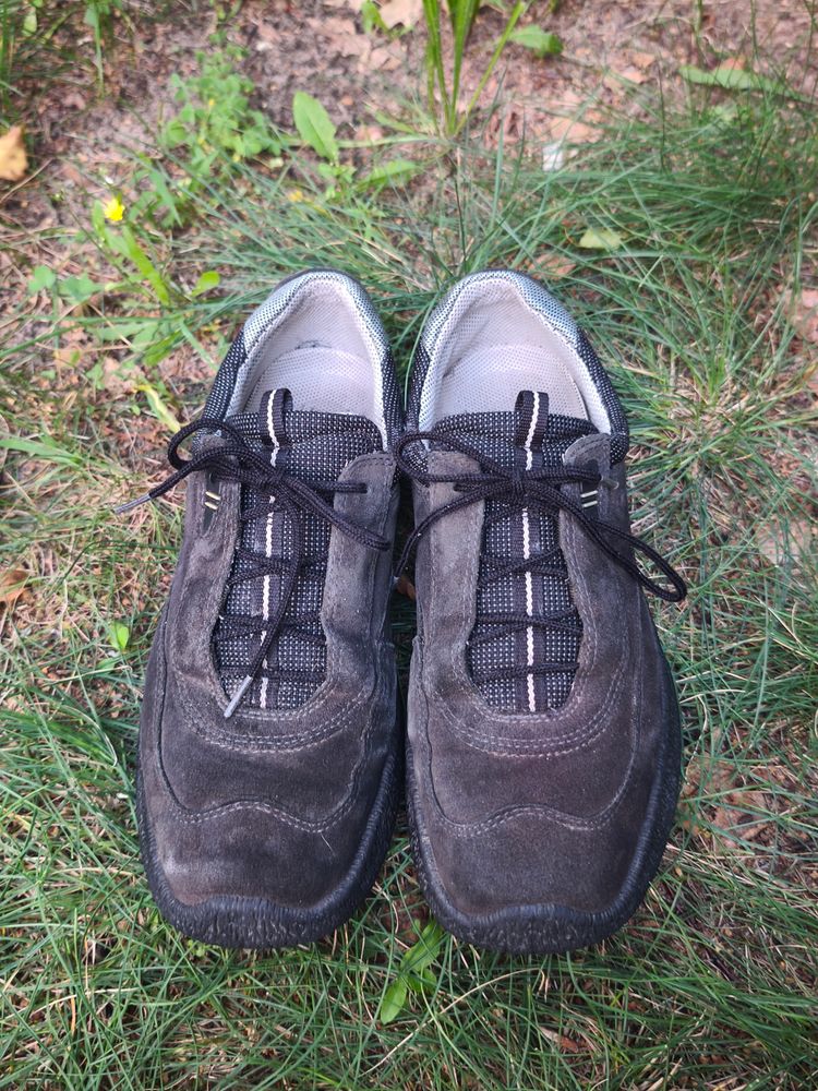 Black Suede Casual Sneakers Ecco  image 7