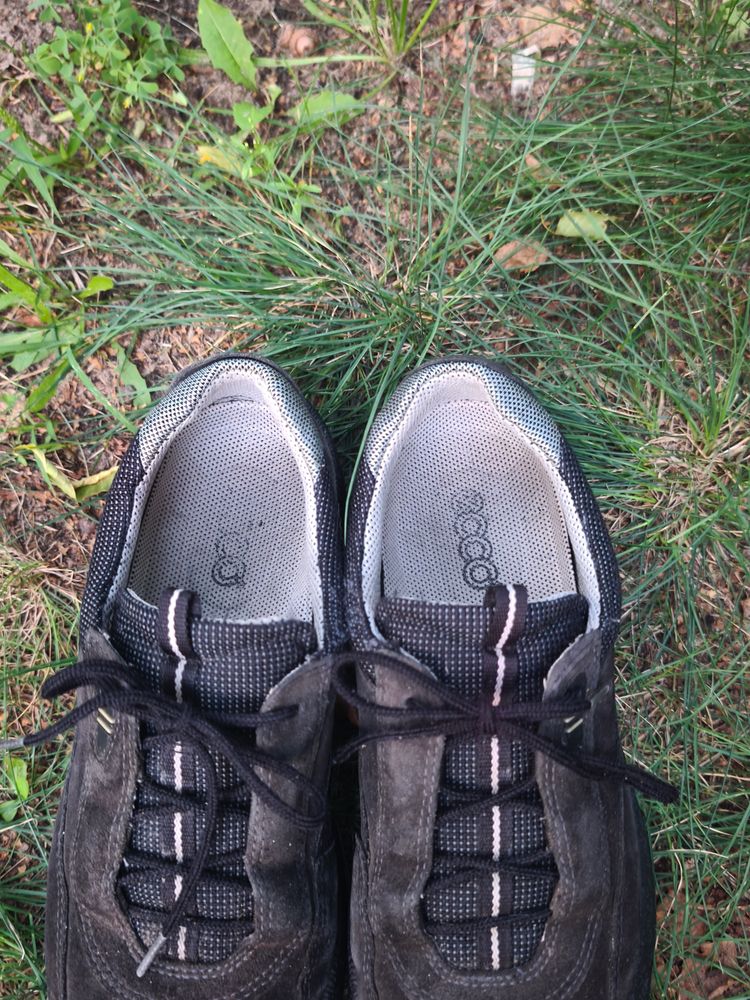 Black Suede Casual Sneakers Ecco  image 10