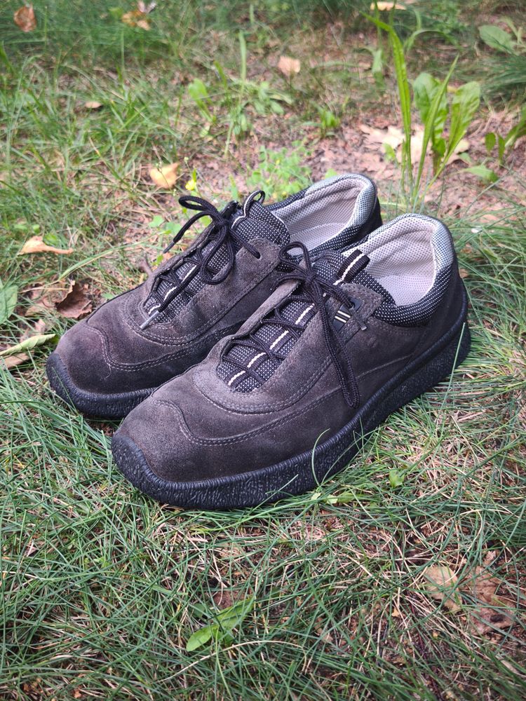 Black Suede Casual Sneakers Ecco  image 6