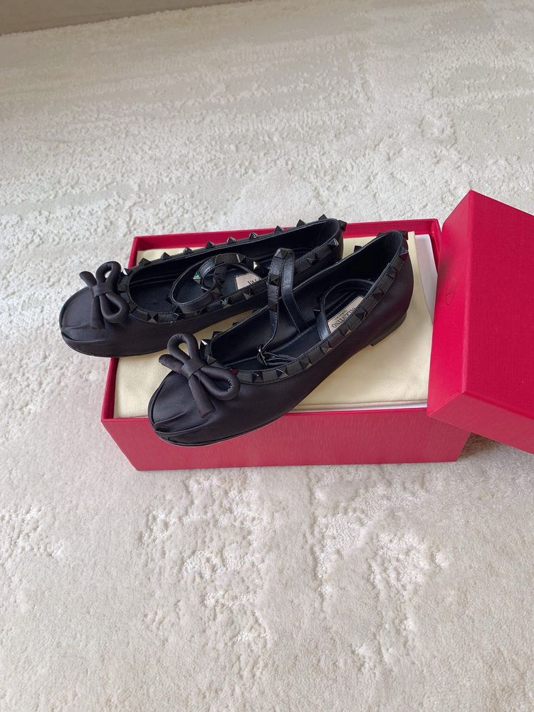 Valentino Valentino Black Studded Ballet Flats product image