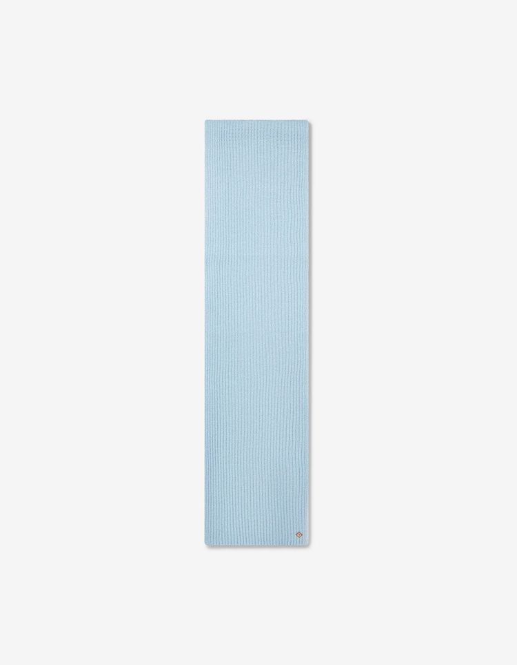 Casablanca Blue Wool Rib Ski Scarf image 1