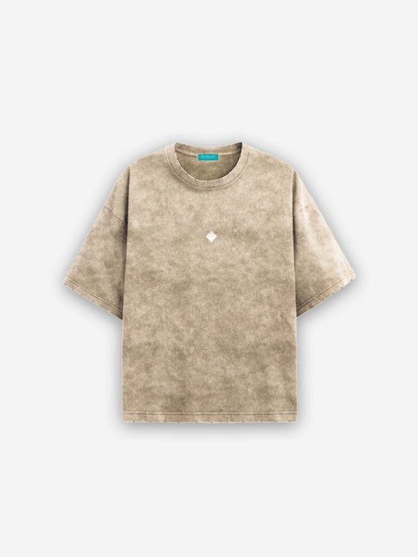 Pantalón Distressed Stone Washed T-Shirt Sand