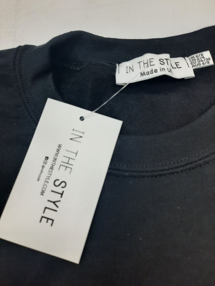 Black Sweatshirt With Milan Text image 4