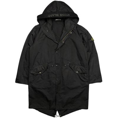 A/W 07 Stone Island David TC Spellout Hood Fishtail Parka Jacket