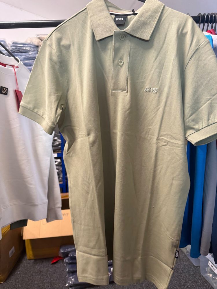 Boss khaki green Polo Shirt
