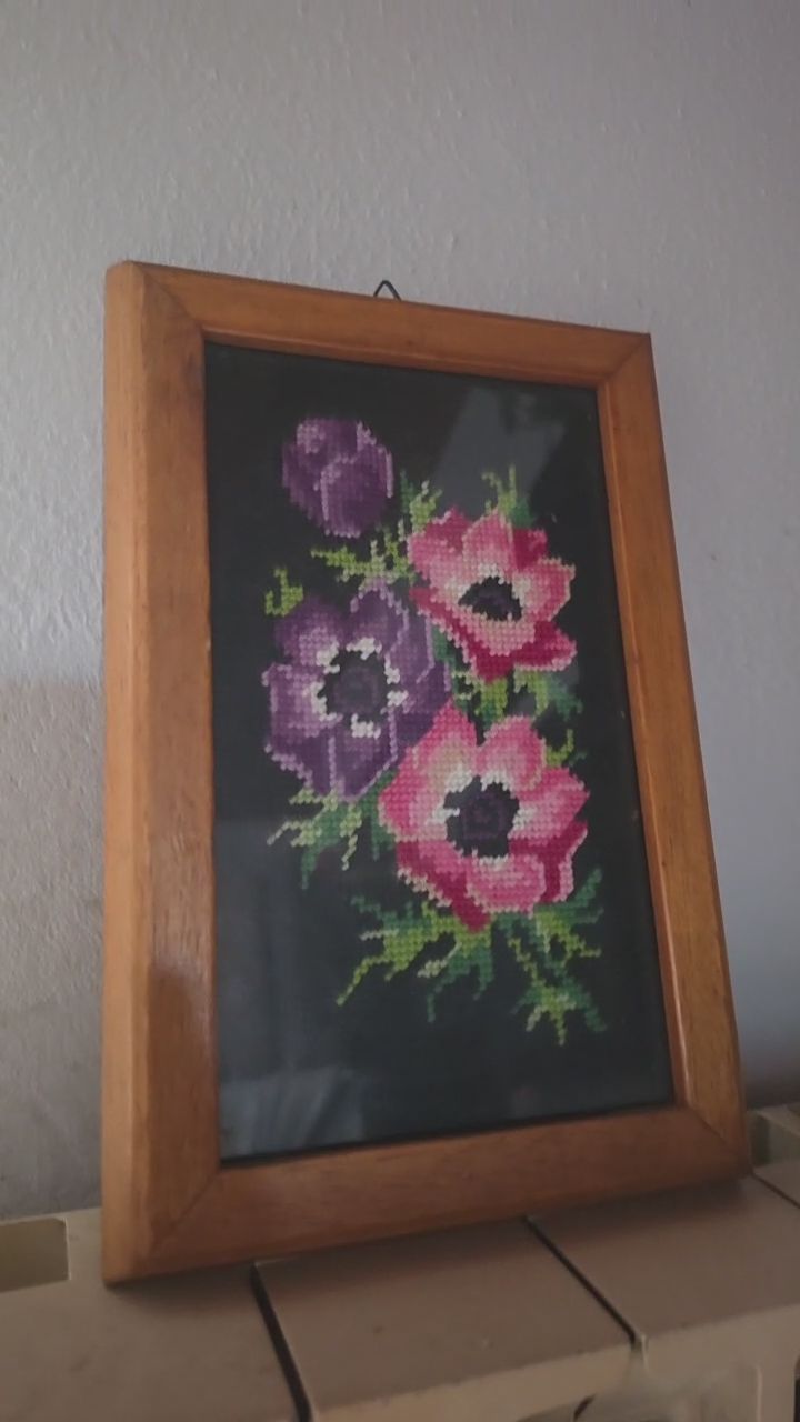 Quadro Con Ricamo obraz 1