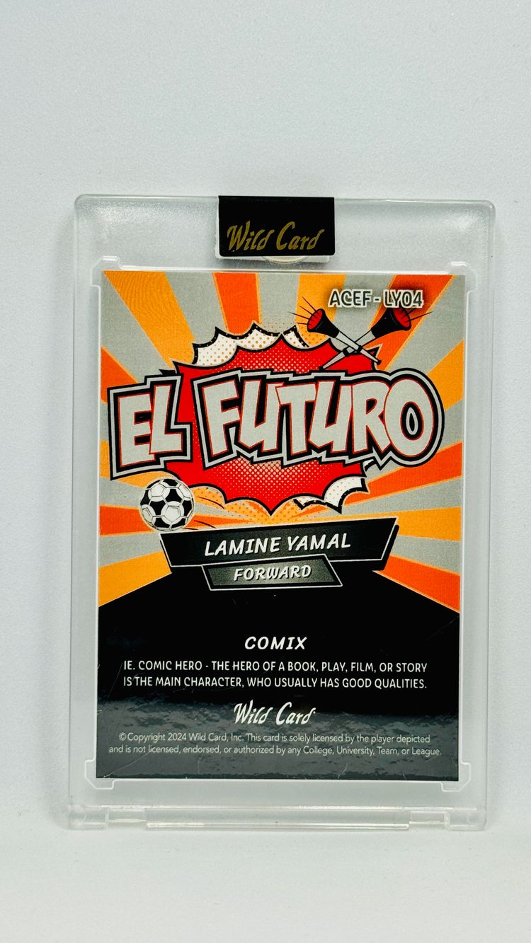 1/2 Lamine Yamal - Barcelona - El Futuro - rookie card - Wild Card Comix 2024 2