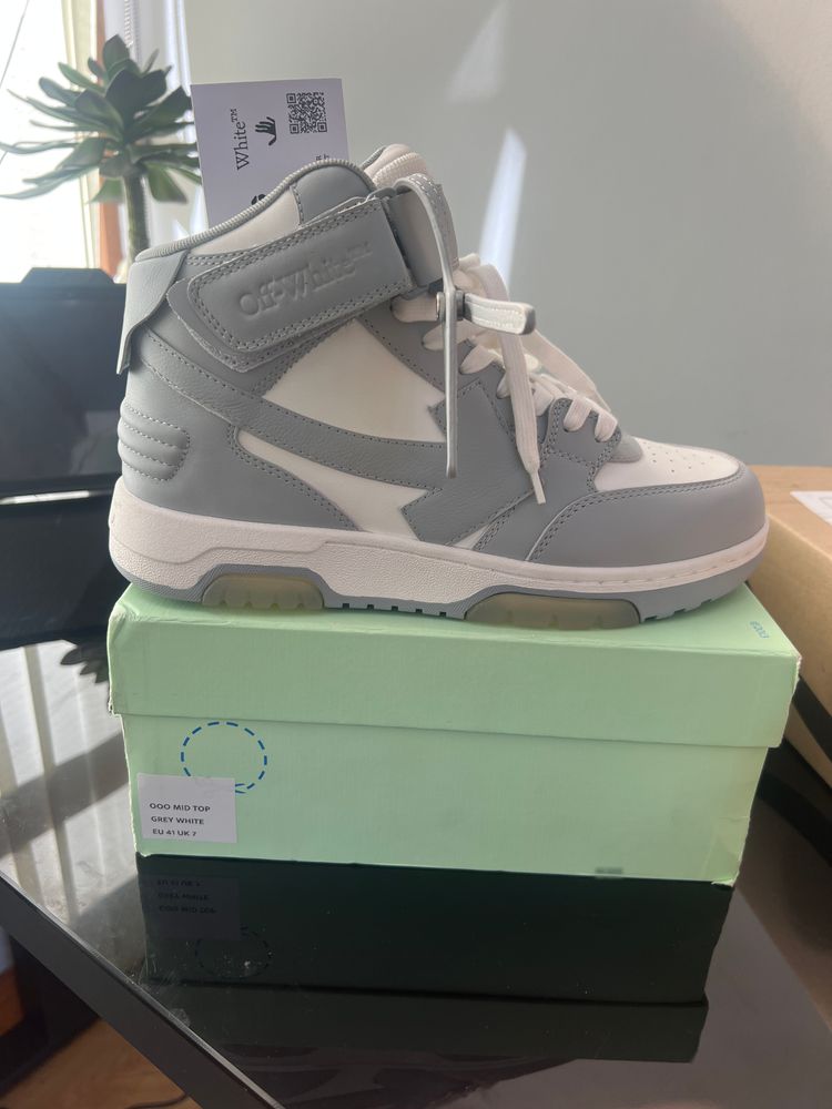 Off-White High-Top Sneakers