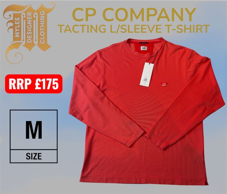 Cp Company Tacting Long Sleeve T-Shirt - Coral