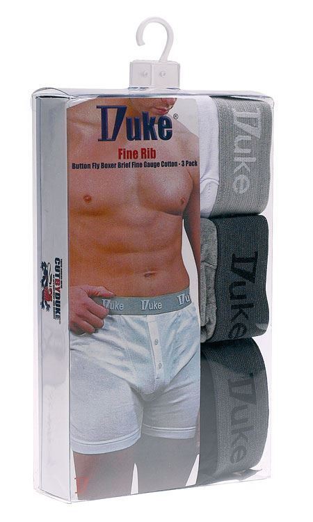 Duke DUKE 3 PACK COTTON BOXER SHORTS IN SIZE SMALL TO XL product image