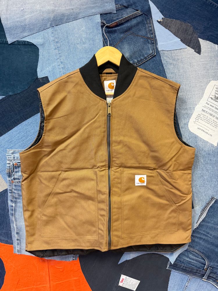 Carhartt Brown Work Vest