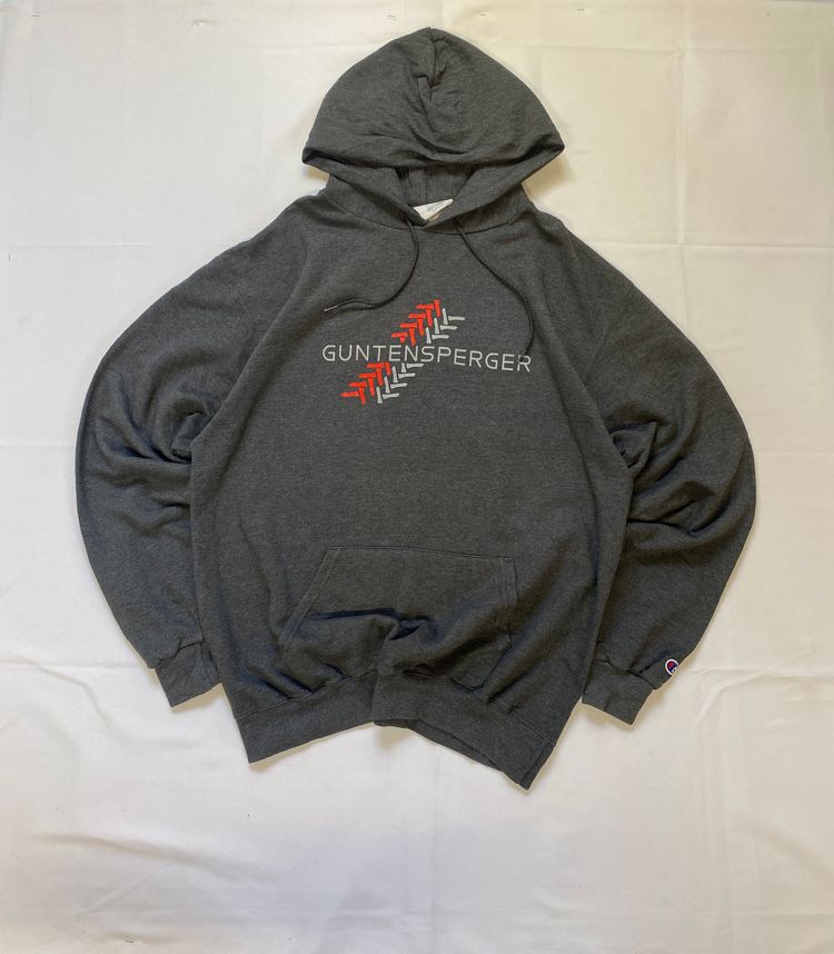 Champion Graphic Pullover Hoodie - Charcoal Grey (Large) obraz 1