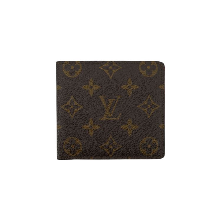 Portacarte Bifold Quadrato Louis Vuitton Vintage in Tela Monogram