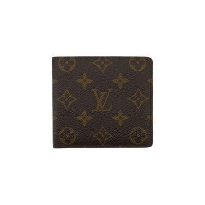 Portacarte Bifold Quadrato Louis Vuitton Vintage in Tela Monogram