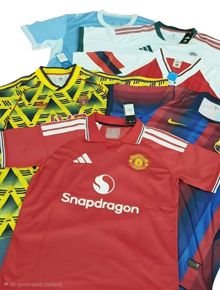 Premier league football shirts + la liga  image 1