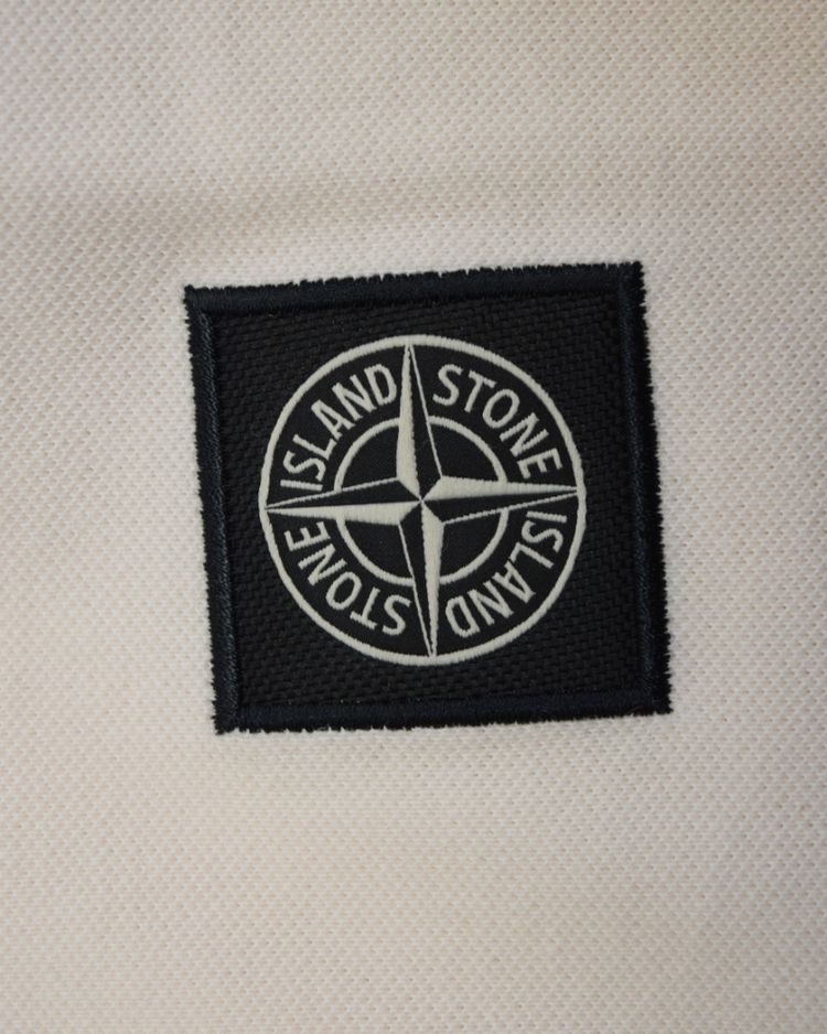 Stone Island Compass Patch Project Polo Shirt Light Pink 7