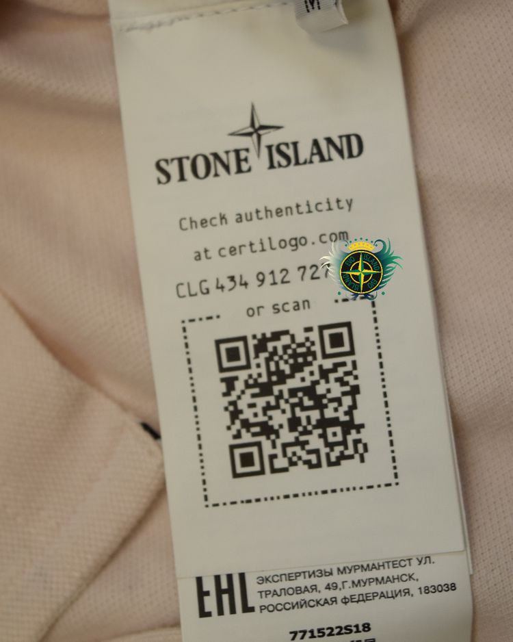 Stone Island Compass Patch Project Polo Shirt Light Pink 3