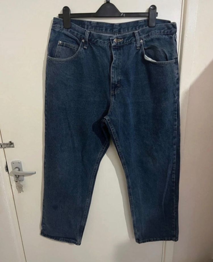 Wrangler Relaxed Fit Jeans Blue Denim 38×29