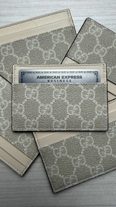GUCCI CARDHOLDER - CREAM GG MONOGRAM £265