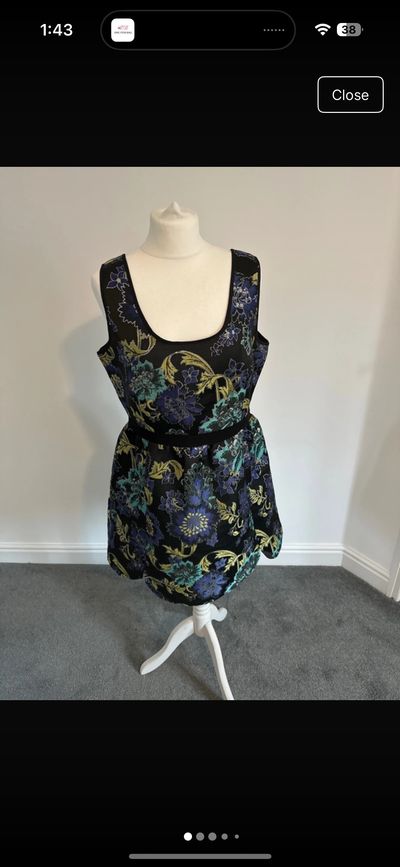 Fusion sleeveless floral dress