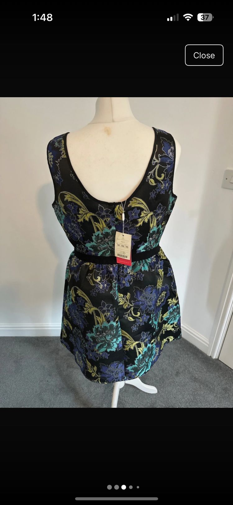 Fusion sleeveless floral dress image 3