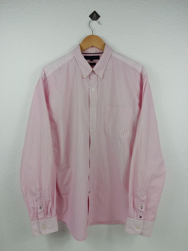 Tommy Hilfiger Tommy Hilfiger Men'S Pink Striped Button-Up Shirt product image