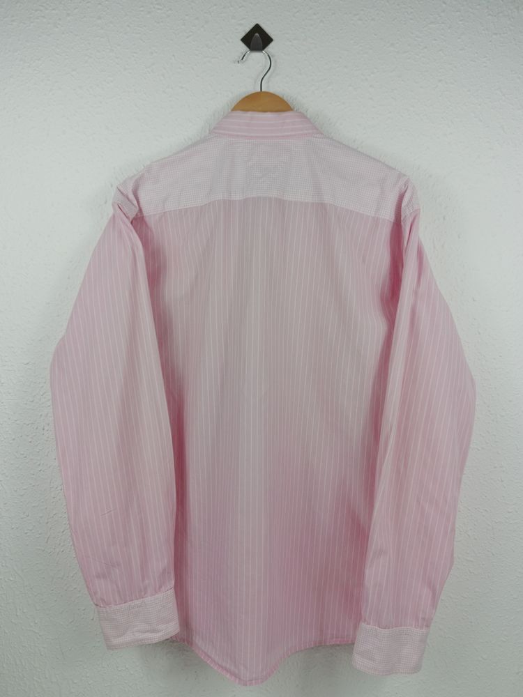 Tommy Hilfiger Men'S Pink Striped Button-Up Shirt image 2