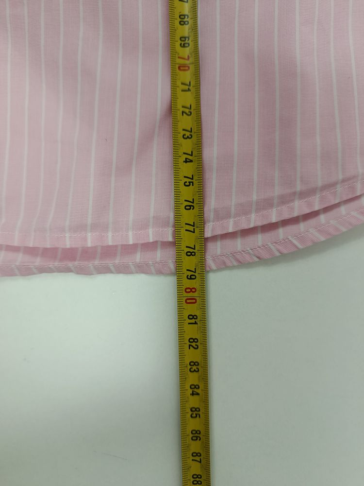 Tommy Hilfiger Men'S Pink Striped Button-Up Shirt image 6