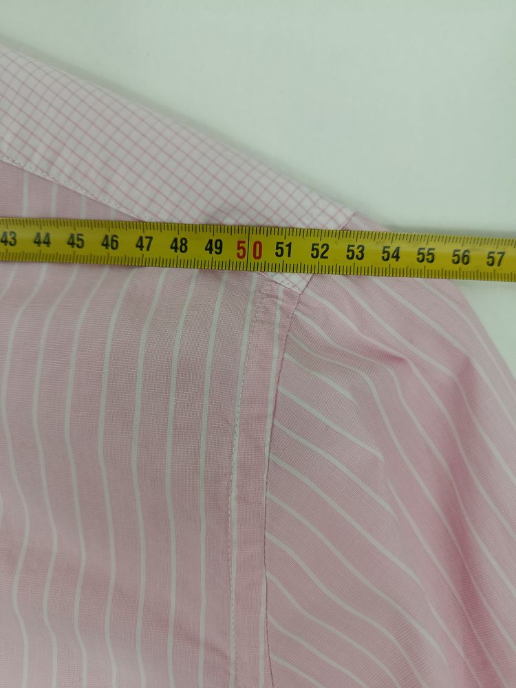 Tommy Hilfiger Men'S Pink Striped Button-Up Shirt image 4