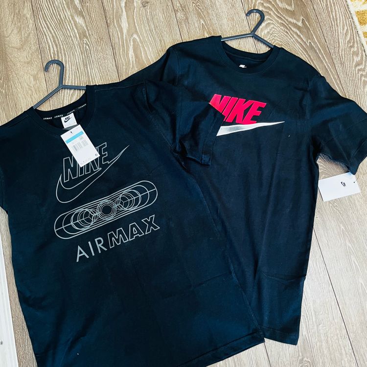 Nike Black Airmax And Nike Black T-Shirts