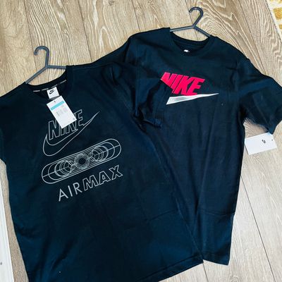 Nike Black Airmax And Nike Black T-Shirts
